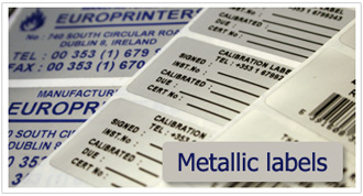 Metallic labels